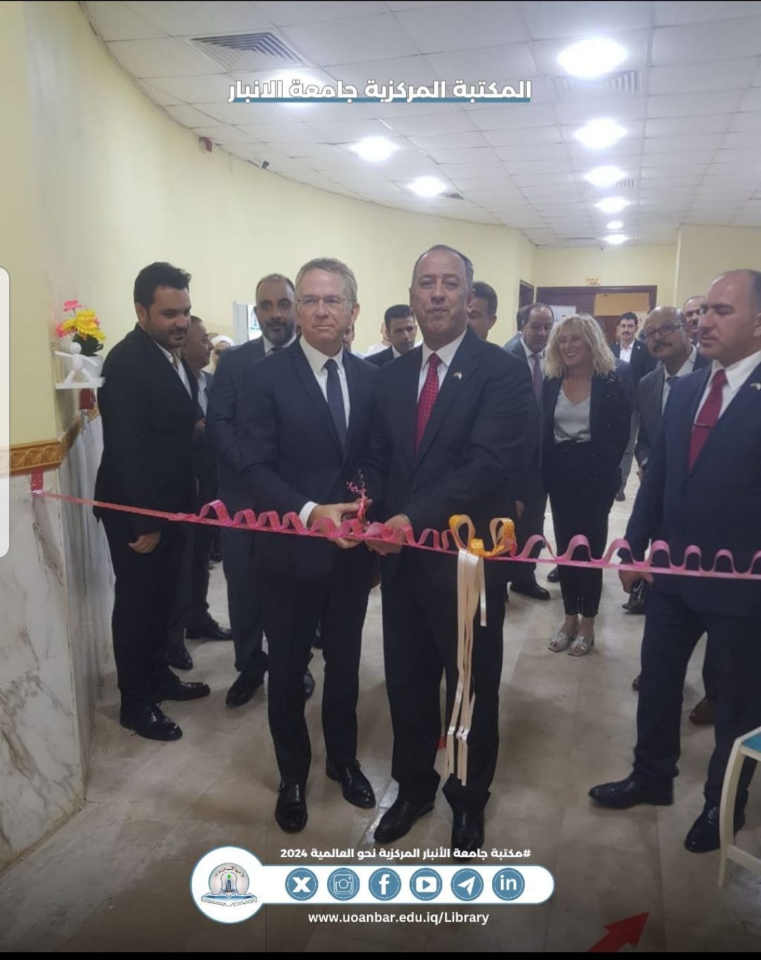 Opening of the French Corner at Anbar University In the presence of the President of Anbar University